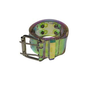 Holographic Belt – 42” (Fits 27–34, Universal)